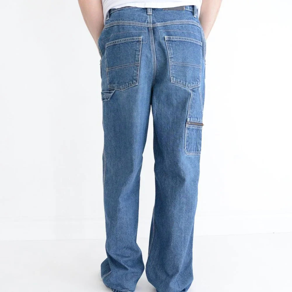 Vintage 91' Nevada Dungaree Carhartt Style Blue  Denim Jeans Size 30x32